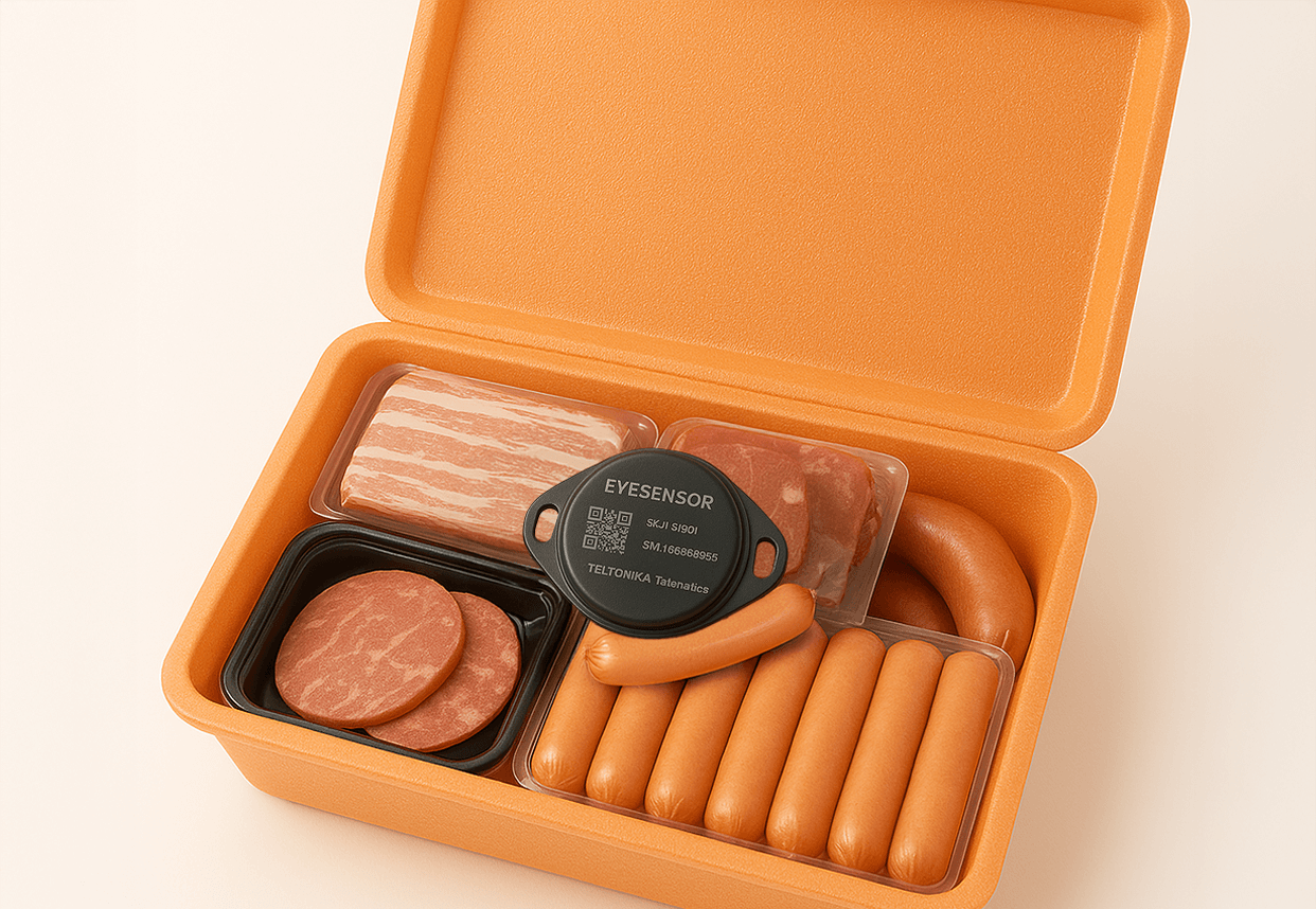 Real-time temperature monitoring ensuring the freshness of perishable goods during transit with route optimization and predictive analytics